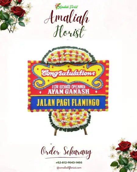 Sewa Papan Bunga Padang Ganting